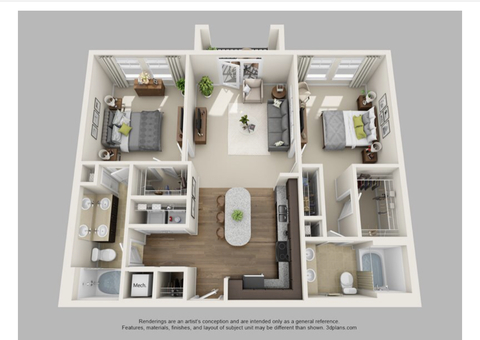 roommates in Cary Private Room in 2Bed.2Bath - cirtru.com