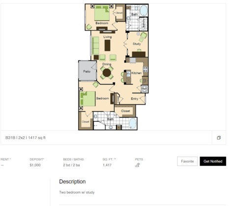 roommates in Atlanta Private Room in 2Bed.2Bath - cirtru.com