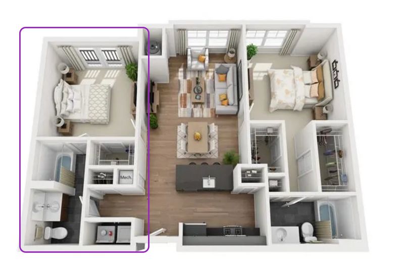 roommates in Conshohocken Private Room in 2Bed.2Bath - cirtru.com