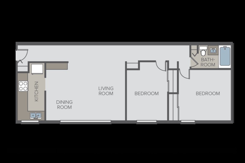 Private Room in 2Bed.1Bath