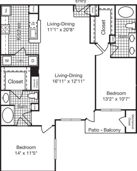 Entire Place 2Bed.2Bath