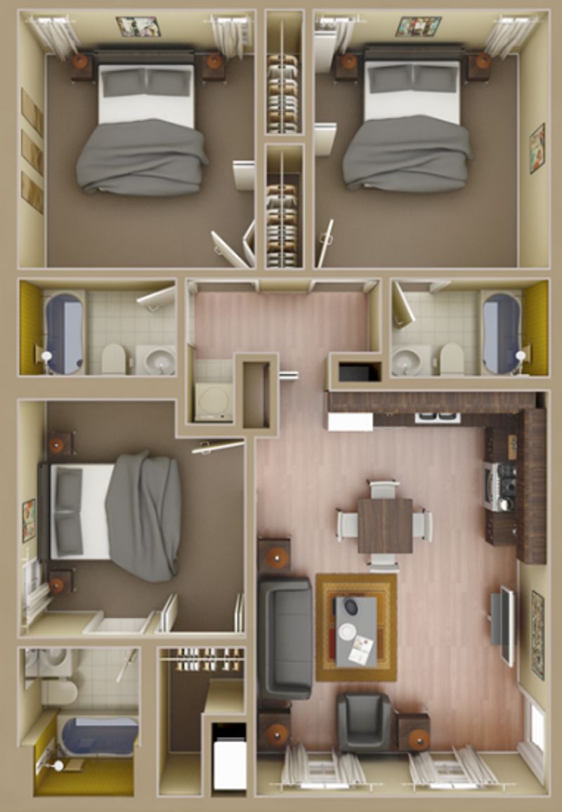 roommates in Tallahassee Private Room in 3Bed.3Bath - cirtru.com