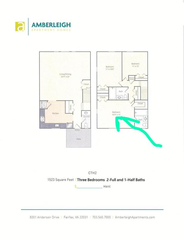 Private Room in 3Bed.3Bath