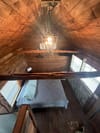 PRIVATE 2-person max Cedar Creek Log Cabin with covered porch 6 miles from I130 (id. 10954)