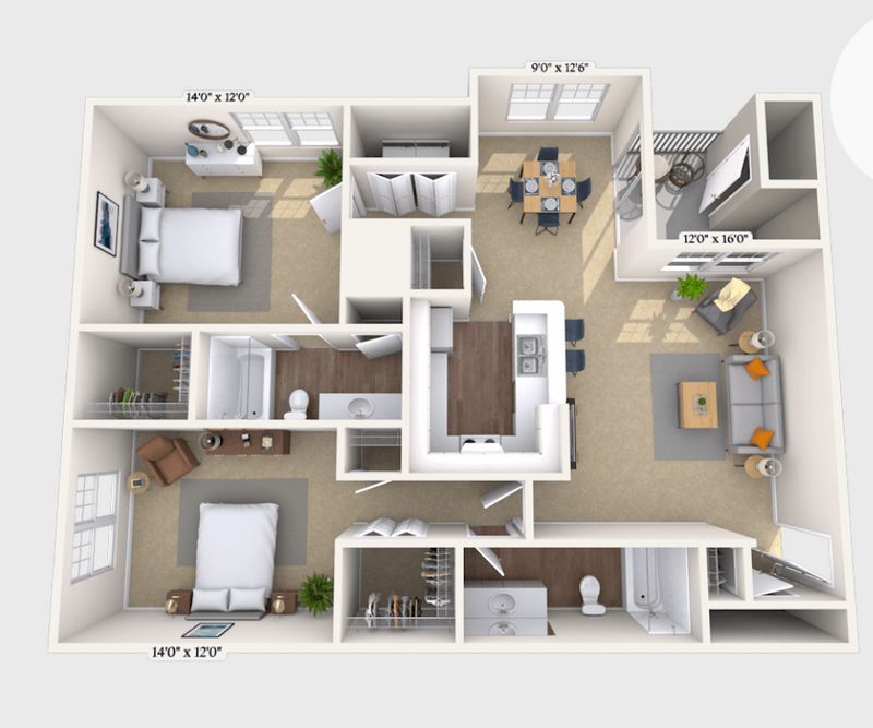 roommates in Cary Private Room in 2Bed.2Bath - cirtru.com