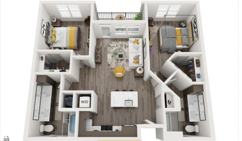 Entire Place 2Bed.2Bath