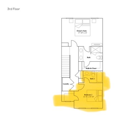 Private Room in 3Bed.3.5Bath